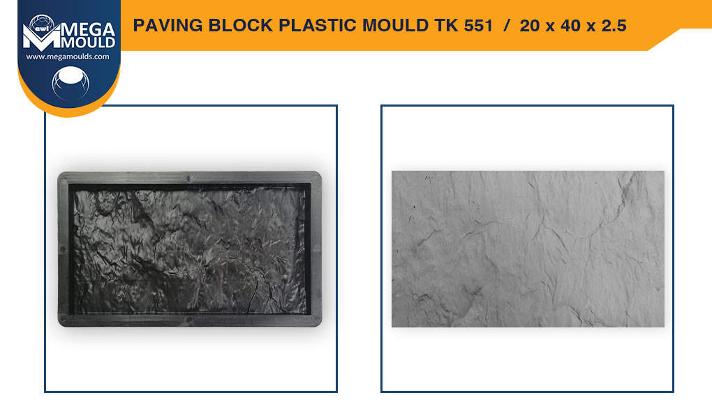 Paving Block Plastic Mould awl TK-551