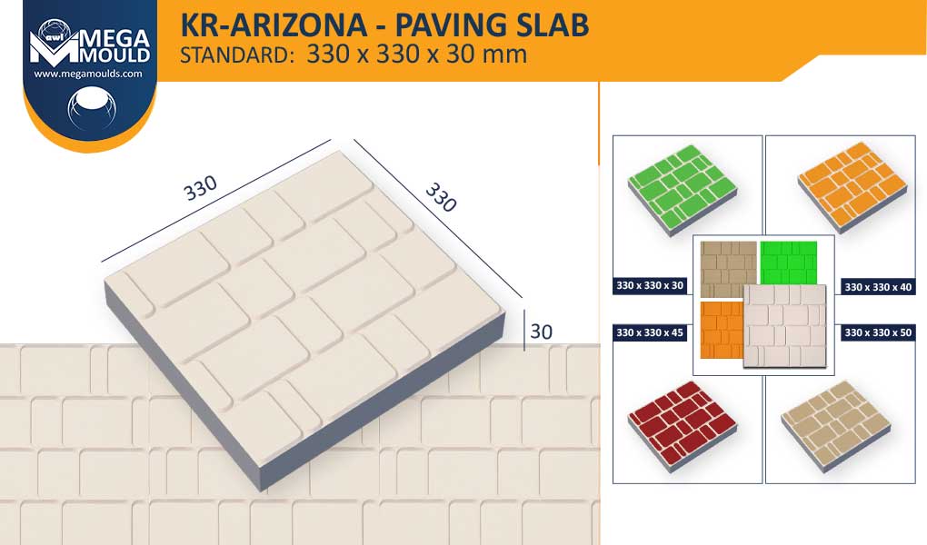Concrete Paving Slab Mould KR-Arizona