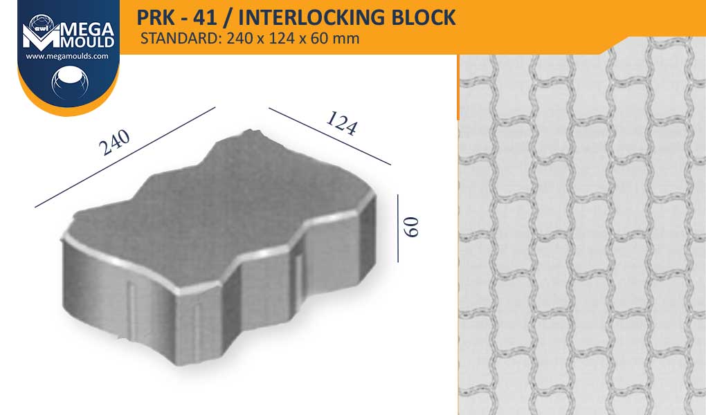 Elegant Paving Block Mould PRK-41