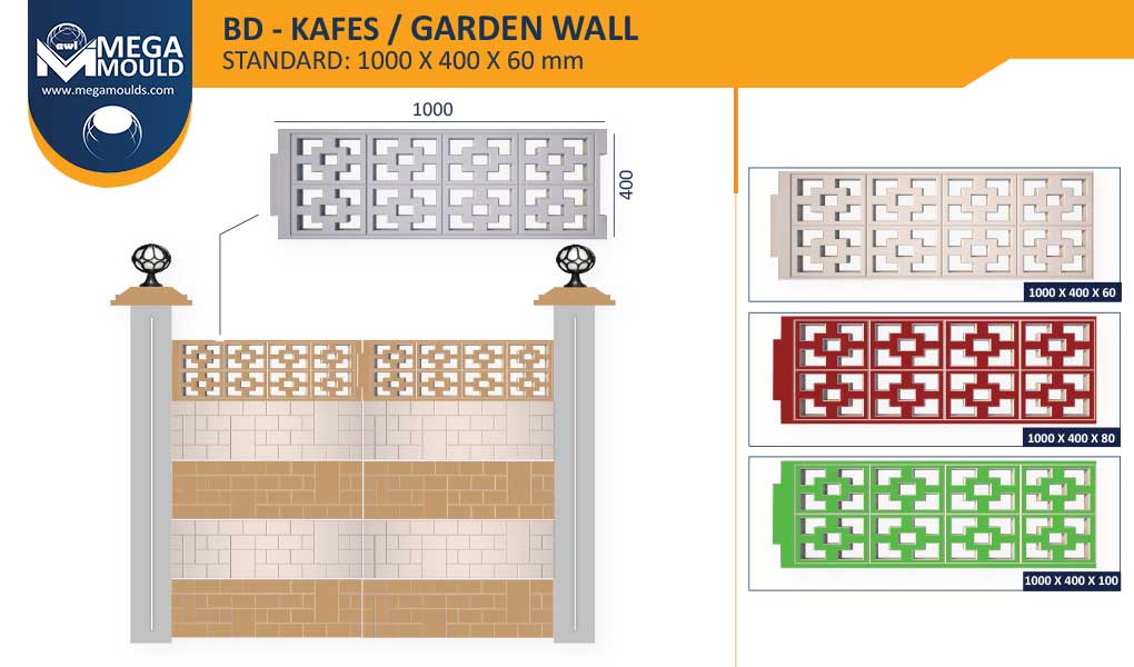 Garden Wall Mould BD-Kafes