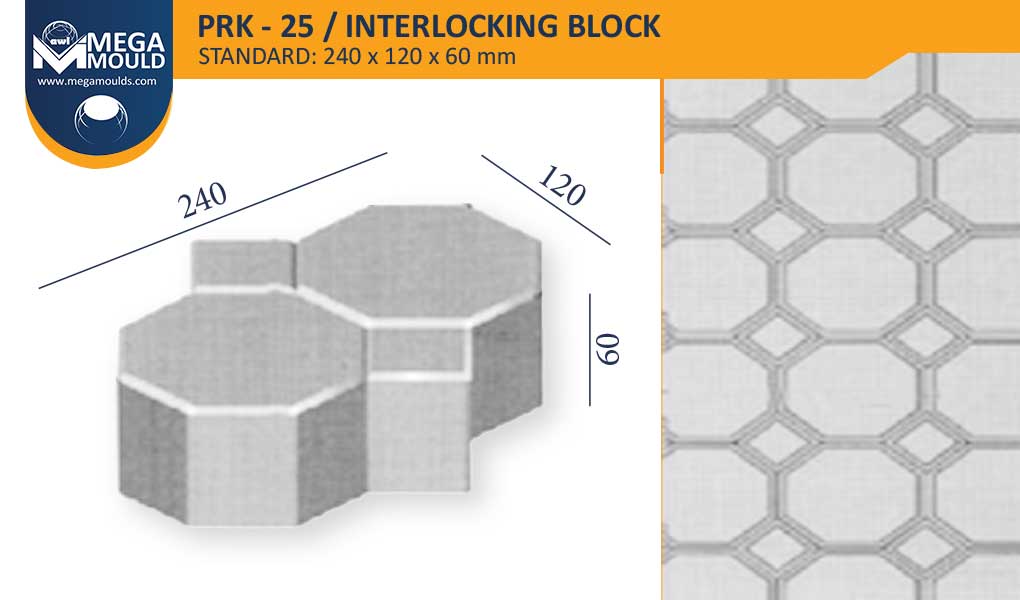 Octagonal Paving Block Mould PRK-25