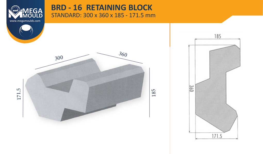 Retaining  Block Mould BRD-16