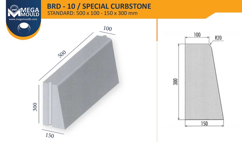 Special Curbstone Mould  BRD-10