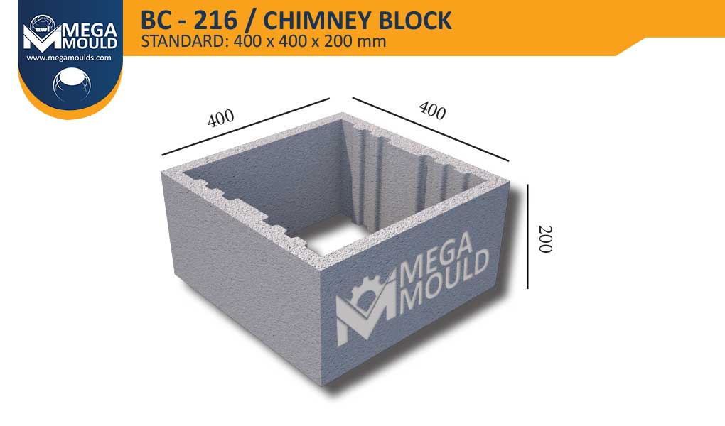 Chimney Block Mould BC-216
