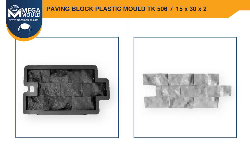 Paving Block Plastic Mould awl TK-506