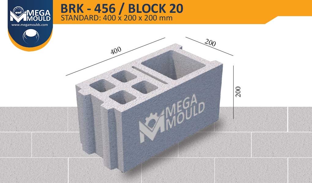 Special Series Concrete Block Mould BRK-456