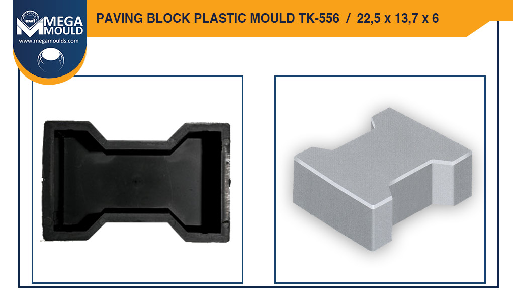 Paving Block Plastic Mould awl TK-556