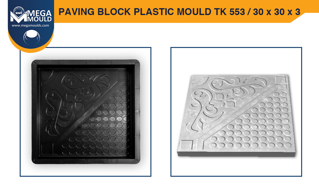 Paving Block Plastic Mould awl TK-553
