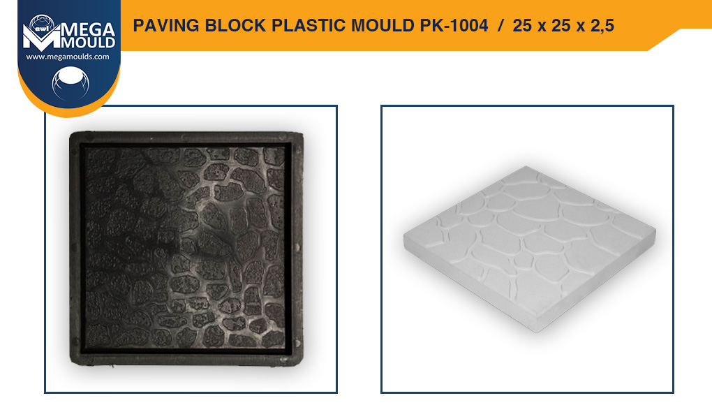 Paving Block Plastic Mould awl PK-1004