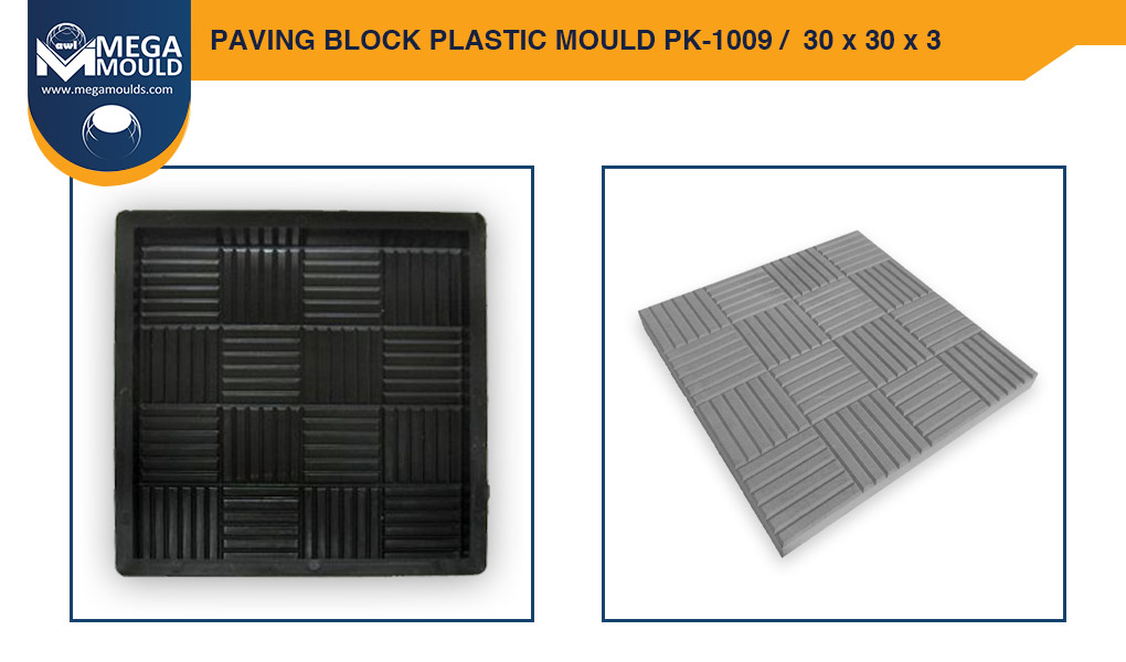 Paving Block Plastic Mould awl PK-1009