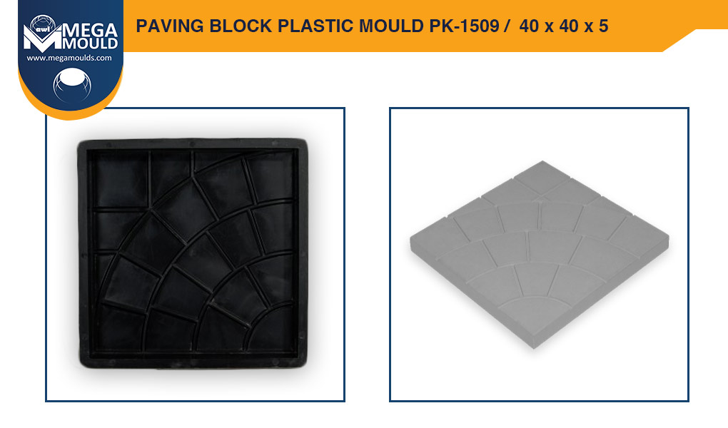 Paving Block Plastic Mould awl PK-1509