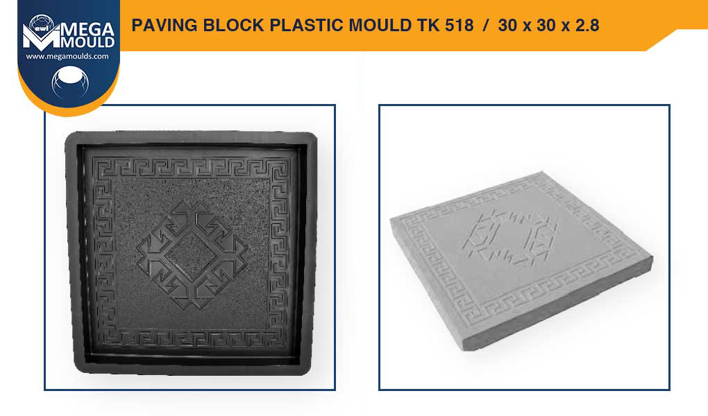 Paving Block Plastic Mould awl TK-518