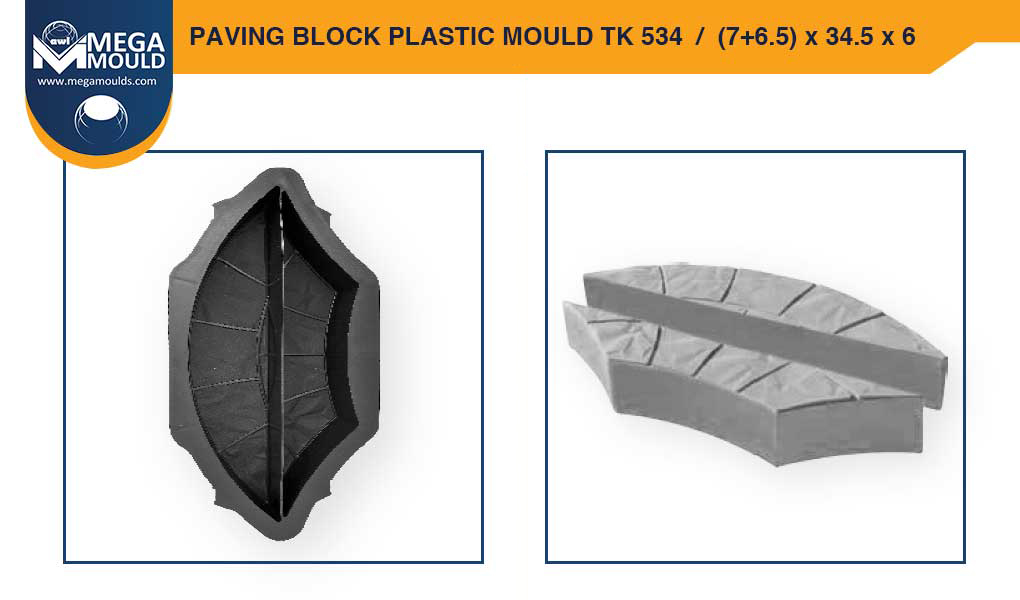Paving Block Plastic Mould awl TK-534