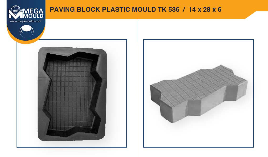 Paving Block Plastic Mould awl TK-536