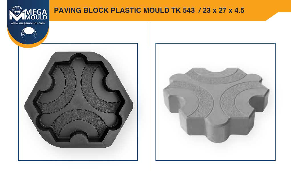 Paving Block Plastic Mould awl TK-543