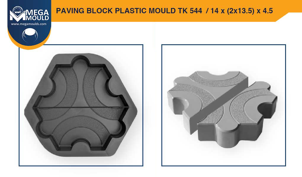Paving Block Plastic Mould awl TK-544