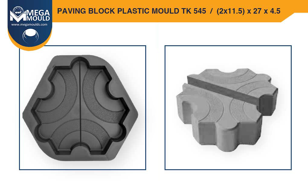 Paving Block Plastic Mould awl TK-545