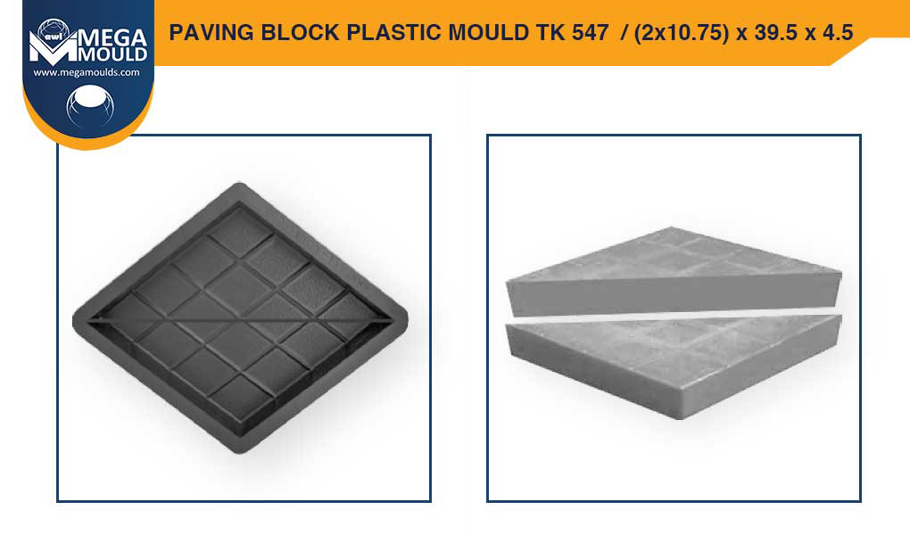 Paving Block Plastic Mould awl TK-547