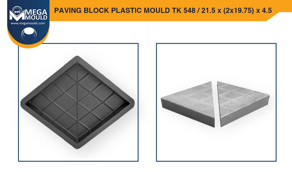 Paving Block Plastic Mould awl TK-548
