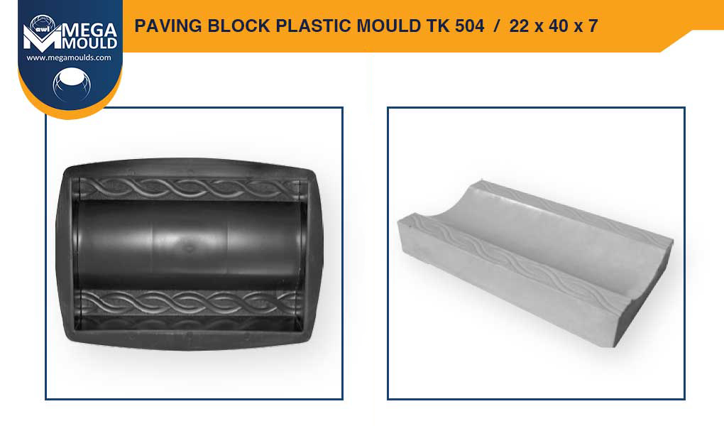 Paving Block Plastic Mould awl TK-504