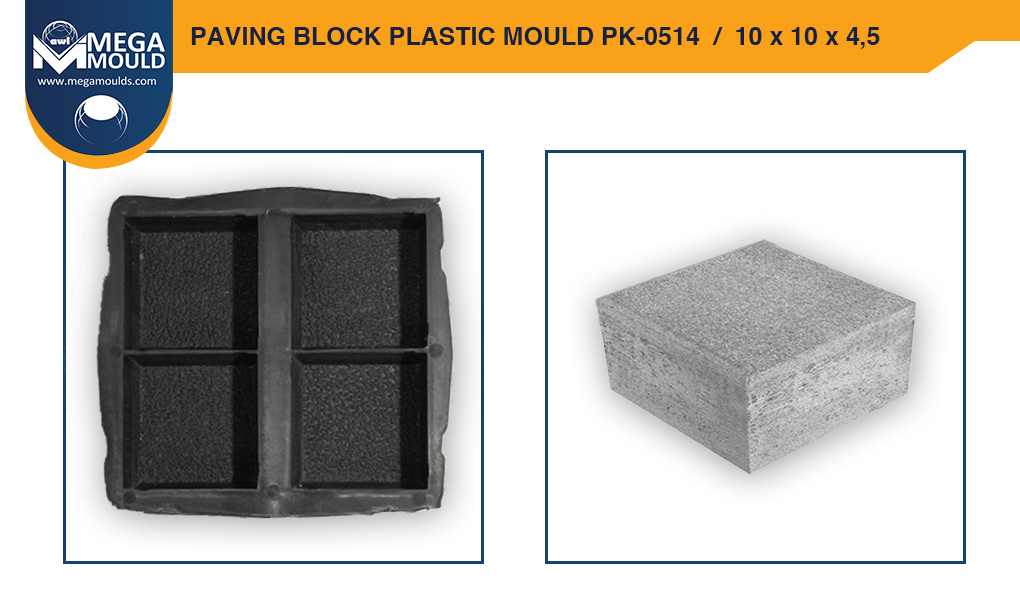 Paving Block Plastic Mould awl PK-0514