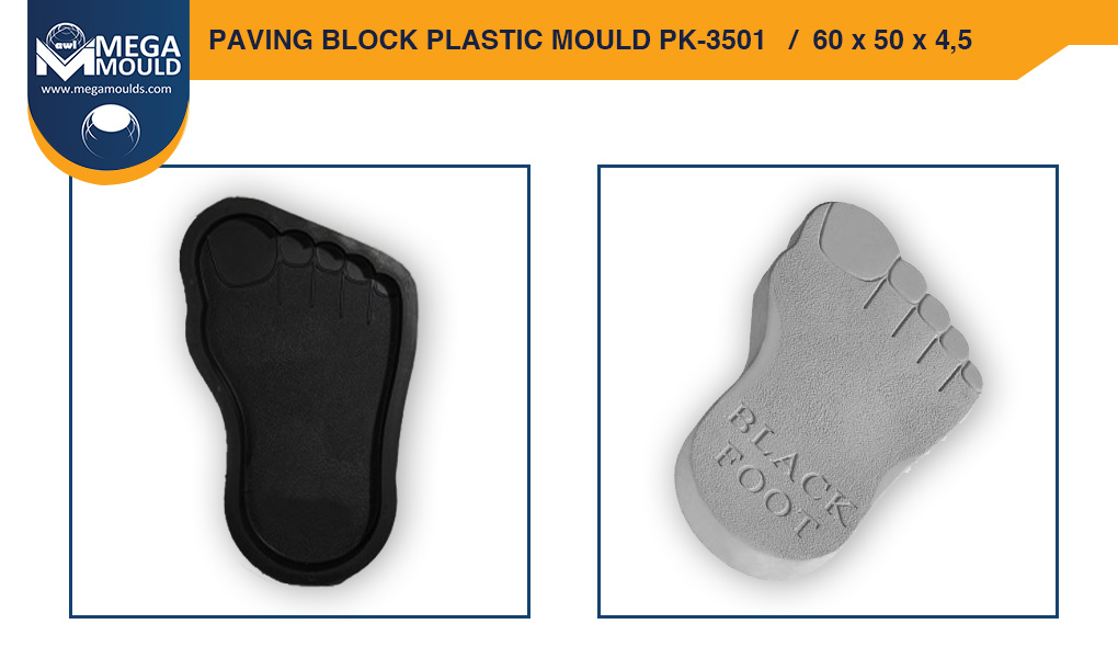 Paving Block Plastic Mould awl PK-3501