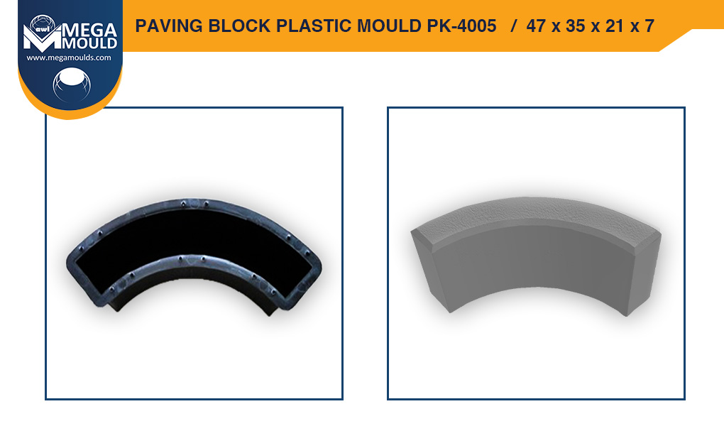 Paving Block Plastic Mould awl PK-4005