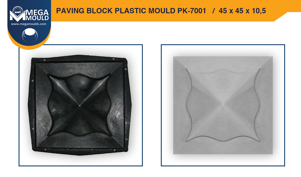 Paving Block Plastic Mould awl PK-7001