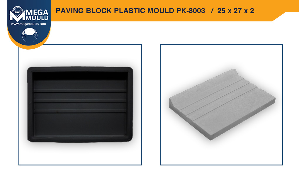 Paving Block Plastic Mould awl PK-8003