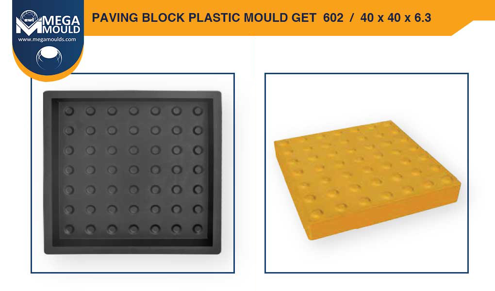 Paving Block Plastic Mould awl GET-602