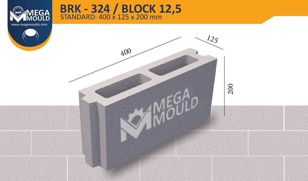Concrete Block Mould BRK-324
