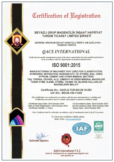 ISO-9001 CERTIFICATE