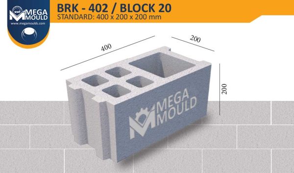 Special Concrete Block Mould BRK-402