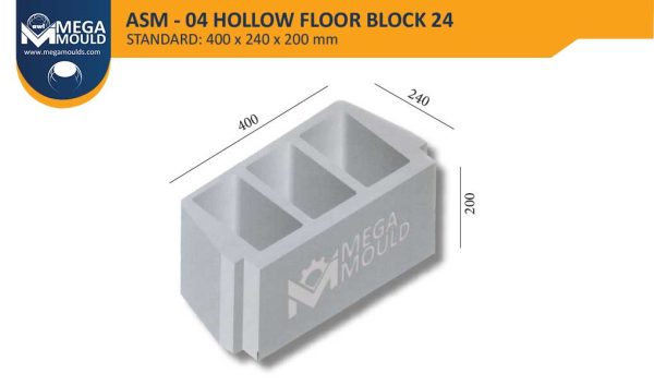 Hollow Floor Block Mould ASM-04