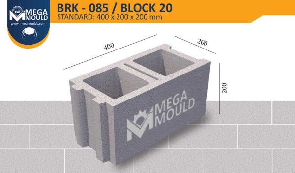 Concrete Block Mould BRK-085