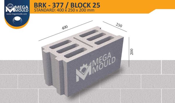 Concrete Block Mould BRK-377