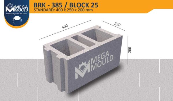 Concrete Block Mould BRK-385